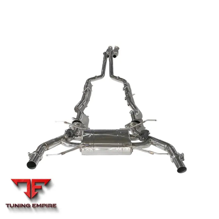 ASTON MARTIN DB9 6.0L V12 STAINLESS STEEL CATBACK RAZOR EXHAUST WITH MUFFLER VALVE