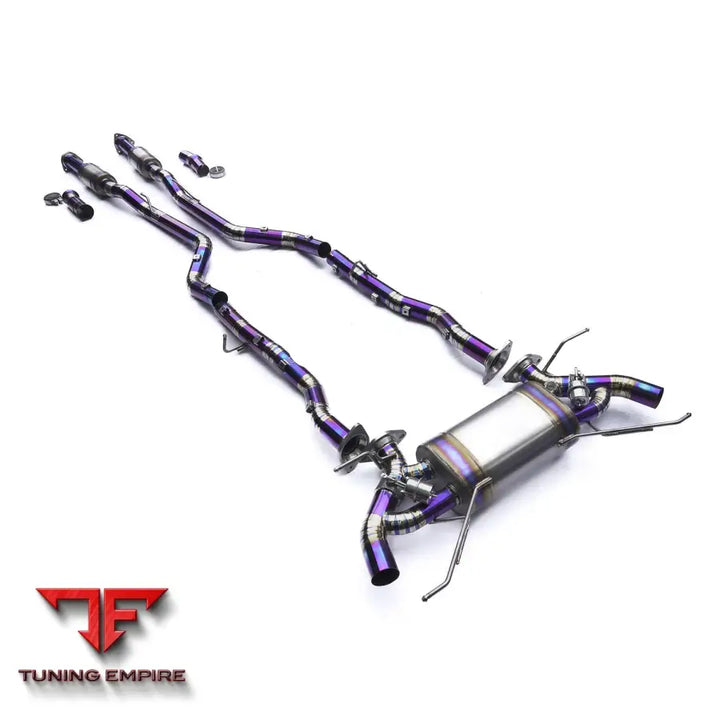ASTON MARTIN DB9 6.0L V12 TITANIUM CATBACK RAZOR EXHAUST SYSTEM WITH MUFFLER VALVE