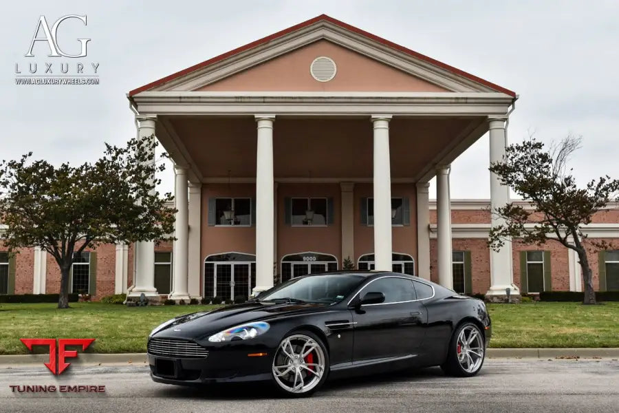 Aston Martin DB9 on custom forged wheels