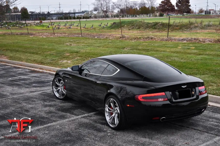 Aston Martin DB9 on custom forged wheels