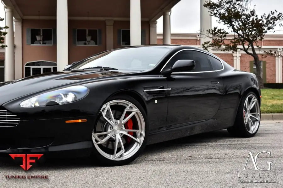 Aston Martin DB9 on custom forged wheels