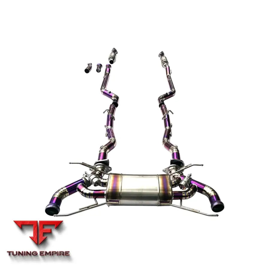 ASTON MARTIN DBS V12 6.0L TITANIUM CATBACK RAZOR EXHAUST SYSTEM WITH MUFFLER VALVE