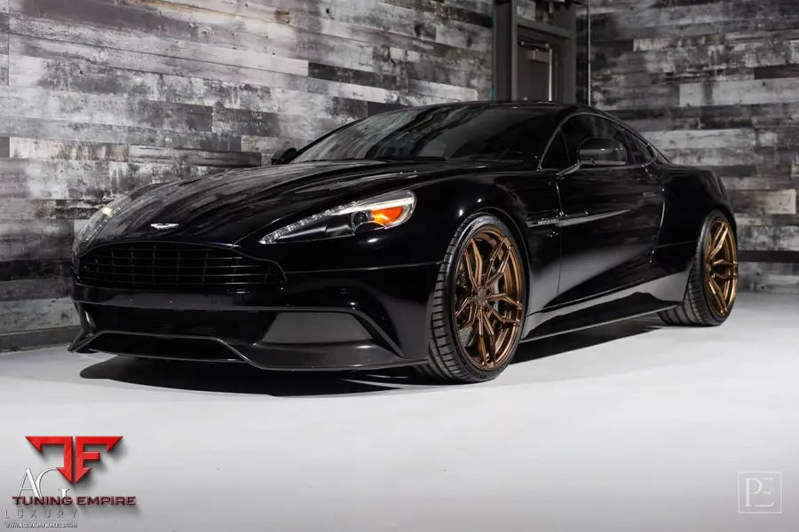 Aston Martin on custom forged wheels