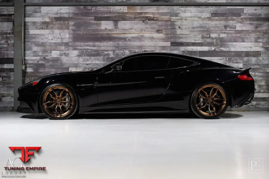 Aston Martin on custom forged wheels
