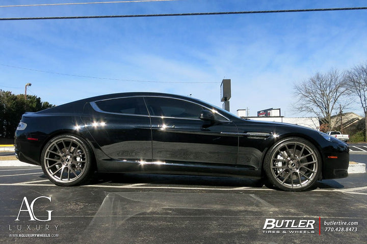 Aston Martin Rapide on custom forged wheels
