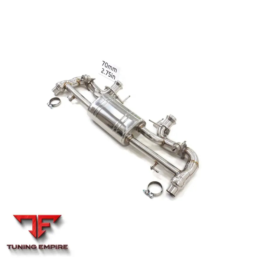 ASTON MARTIN VANTAGE 4.7L STAINLESS STEEL CATBACK RAZOR EXHAUST WITH MUFFLER VALVE