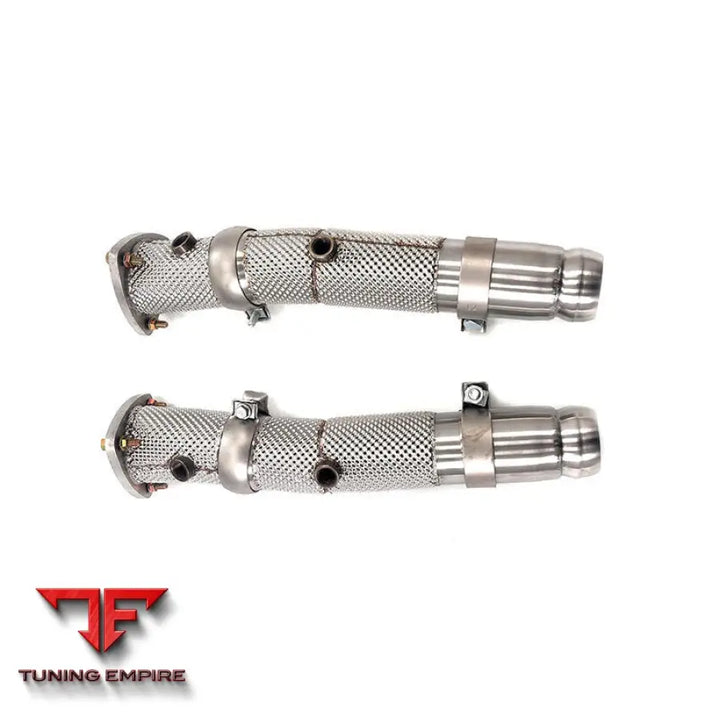 ASTON MARTIN VANTAGE 4.7L V8 STAINLESS STEEL DOWNPIPES WITH HEAT SHIELD