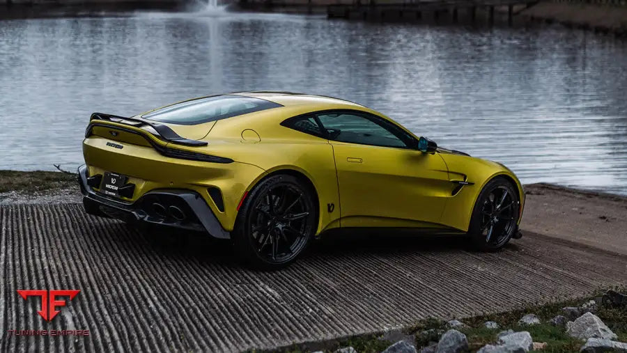 Aston Martin Vantage carbon body kit, rear three-quarter view