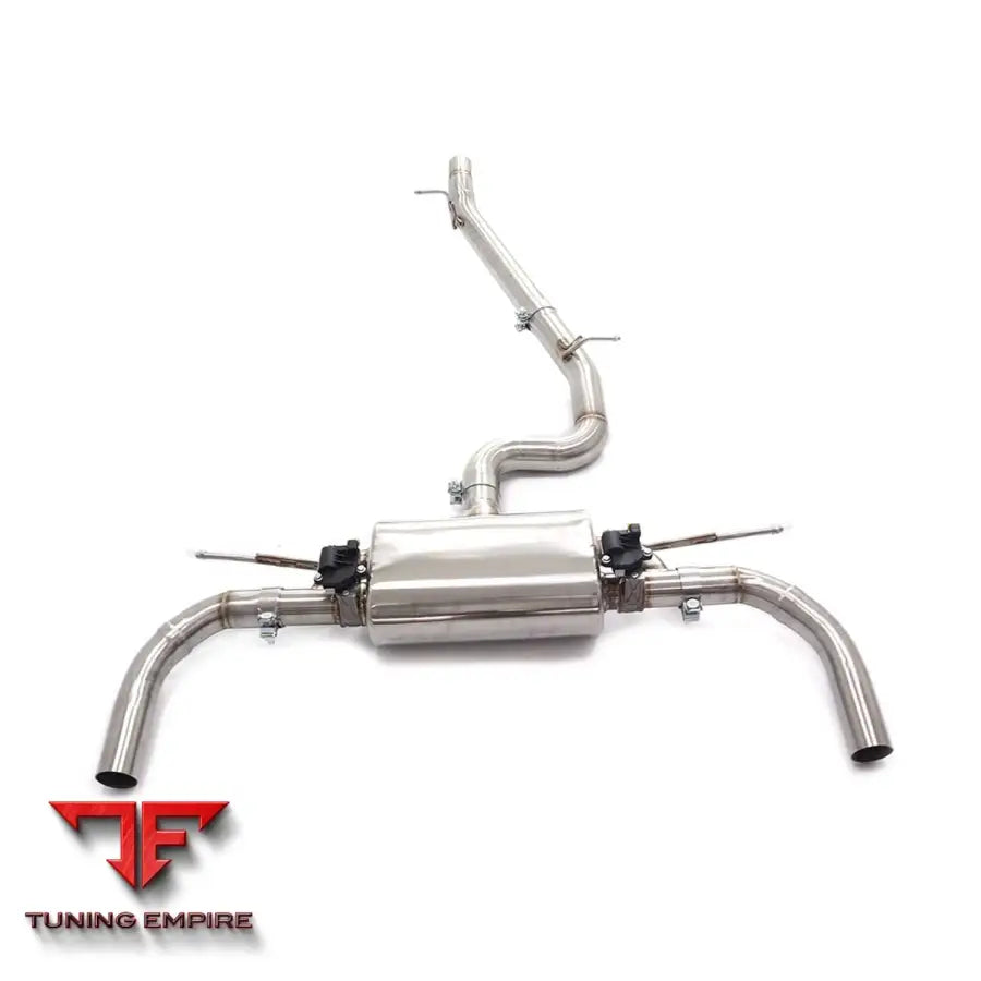 AUDI A3 8V 2.0T STAINLESS STEEL CATBACK RAZOR EXHAUST WITH MUFFLER VALVE