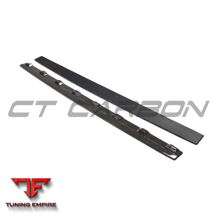 AUDI A3 8V FACELIFT CARBON FIBRE SIDE SKIRTS - CT CARBON