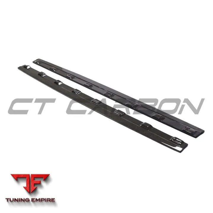 AUDI A3 8V FACELIFT CARBON FIBRE SIDE SKIRTS - CT CARBON