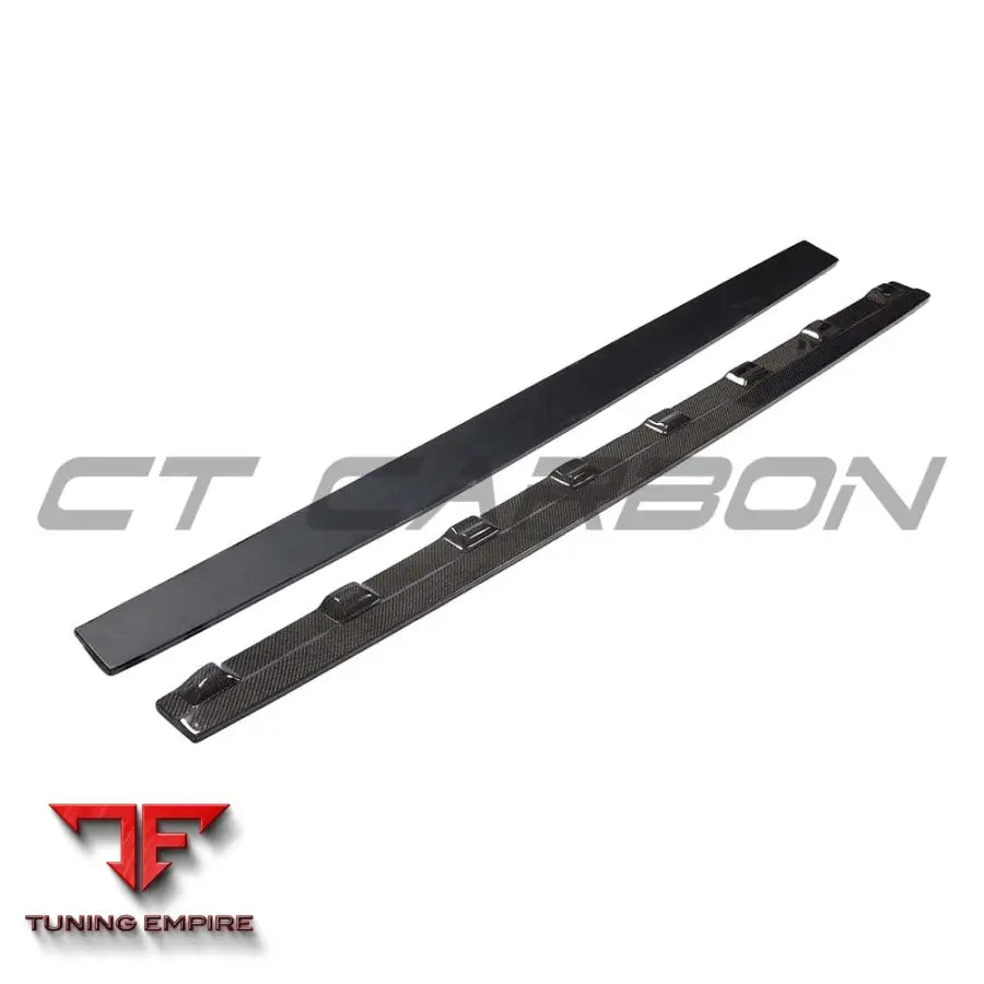 AUDI A3 8V FACELIFT CARBON FIBRE SIDE SKIRTS - CT CARBON
