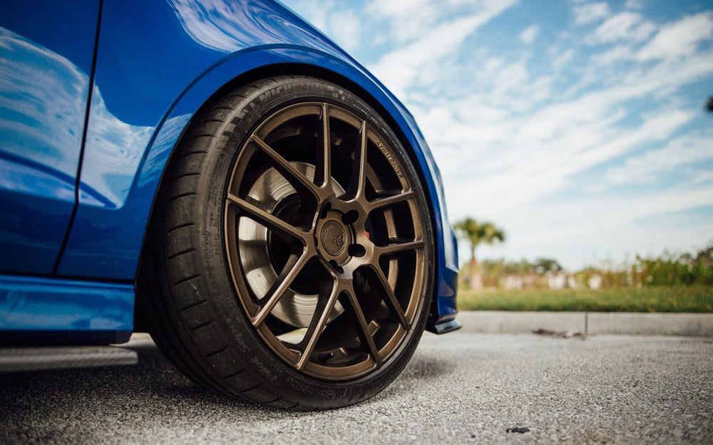 AUDI A3 on custom forged wheels
