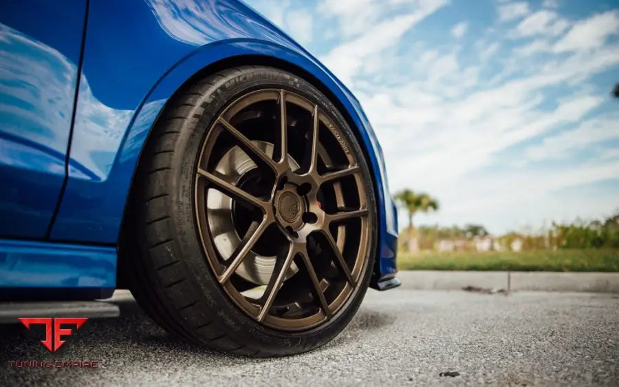 AUDI A3 on custom forged wheels