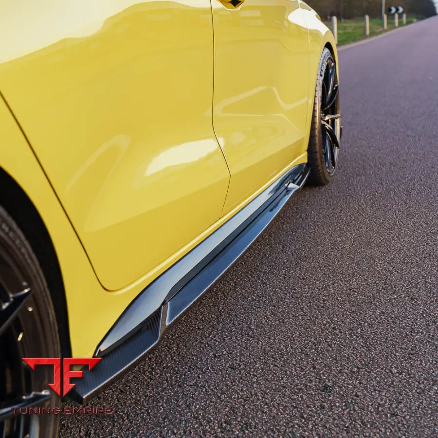 AUDI A3 S-LINE & S3 8Y 2020+ CARBON FIBRE SIDE SKIRTS - CT CARBON