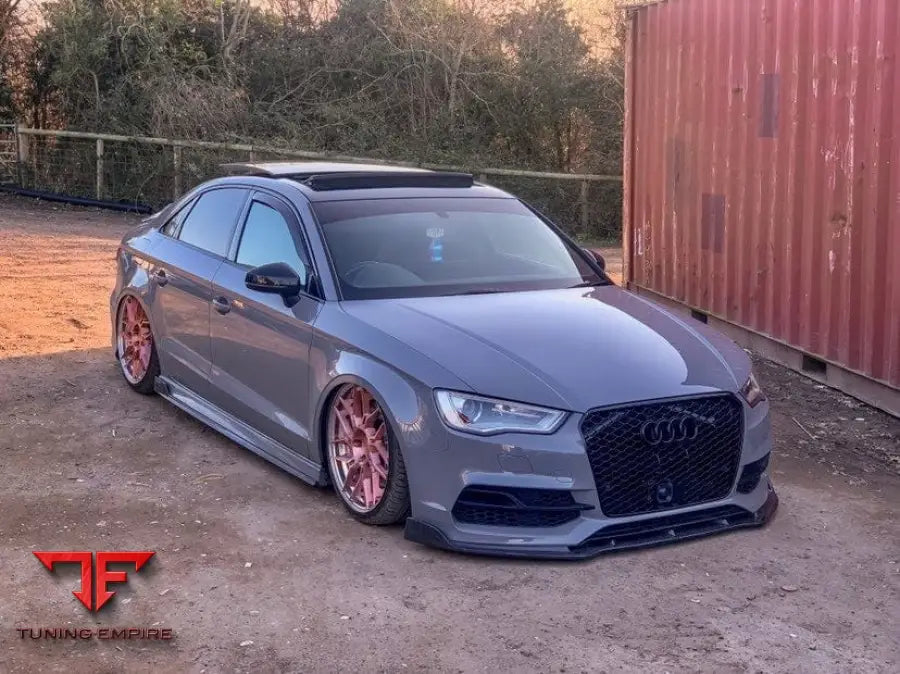AUDI A3 S-LINE & S3 FACELIFT SALOON 8V CARBON FIBRE SPLITTER - CT CARBON