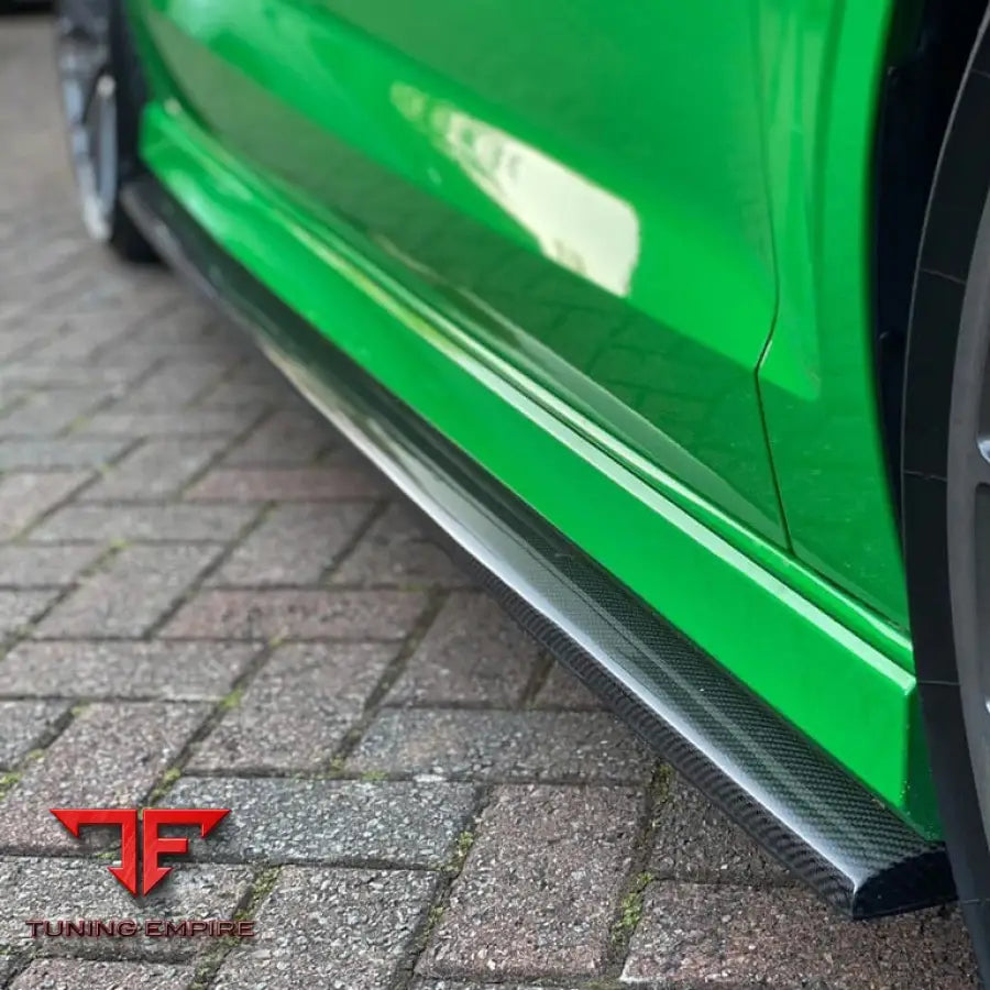 AUDI A3/S3/RS3 8V SALOON CARBON FIBRE SIDE SKIRTS - V1 - CT CARBON