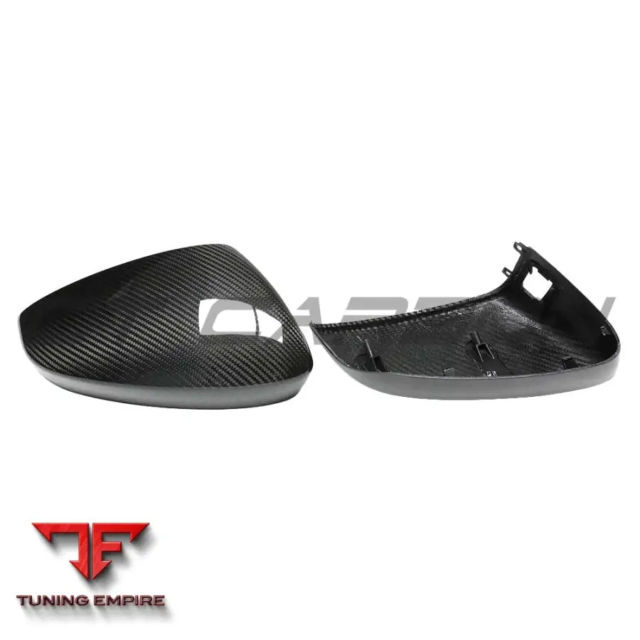 AUDI A3/S3/RS3 8Y 2022+ CARBON FIBRE MIRROR COVERS WITH LANE ASSIST - RHD - CT CARBON