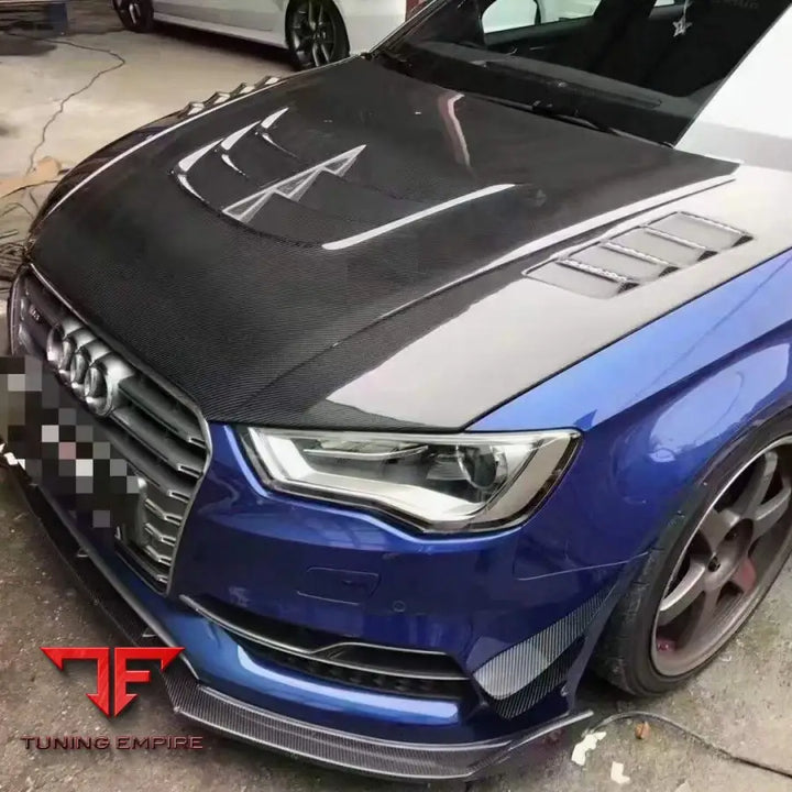 AUDI A3/S3/RS3 CARBON FIBER ENGINE HOOD 2016-2018Y