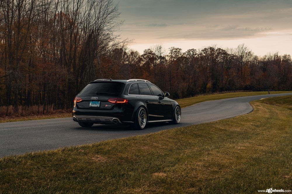 AUDI A4 ALLROAD on custom forged wheels