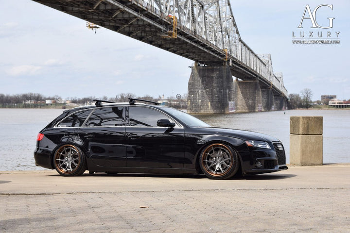 Audi A4 Avant on custom forged wheels