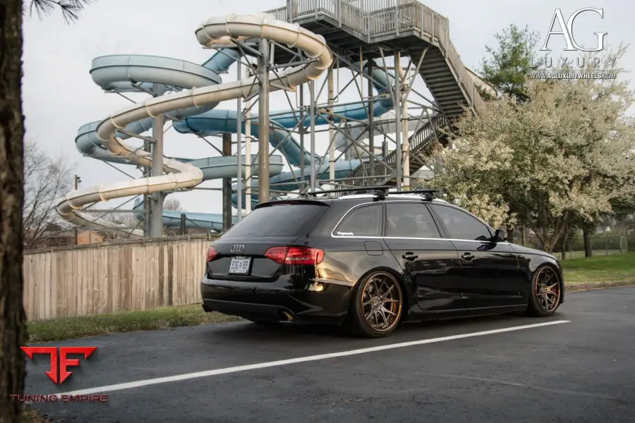 Audi A4 Avant on custom forged wheels