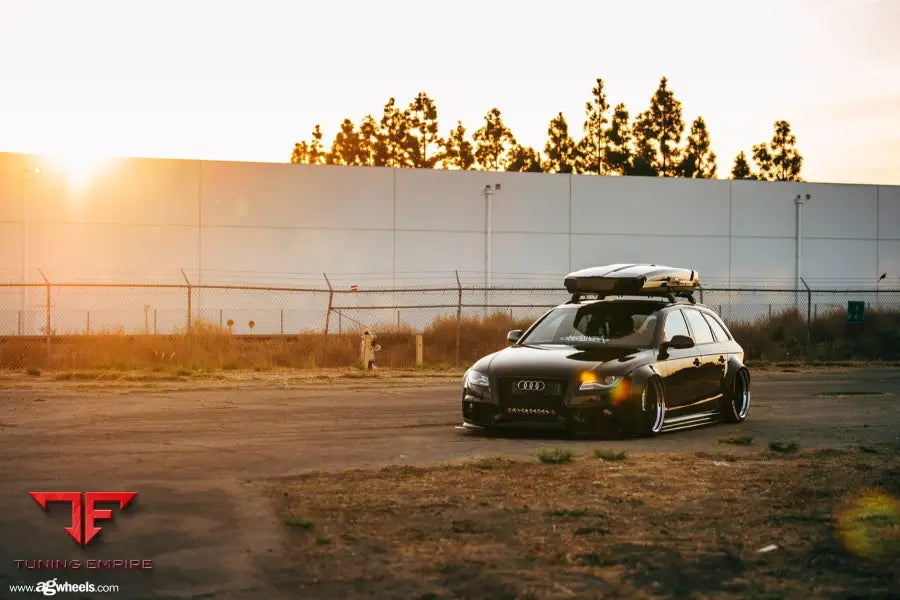 AUDI A4 AVANT WIDEBODY on custom forged wheels