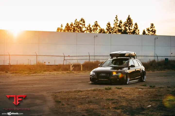 AUDI A4 AVANT WIDEBODY on custom forged wheels