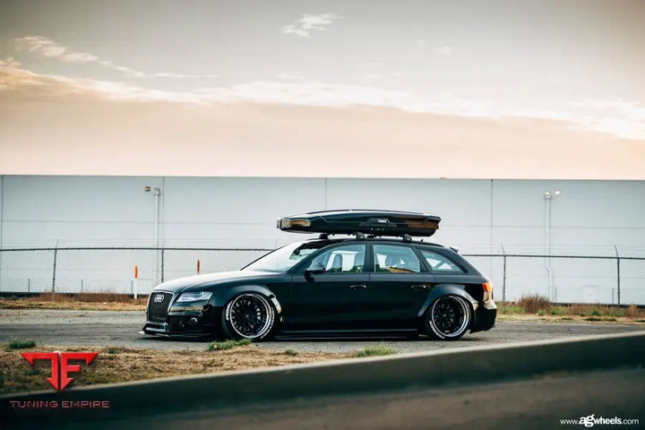 AUDI A4 AVANT WIDEBODY on custom forged wheels