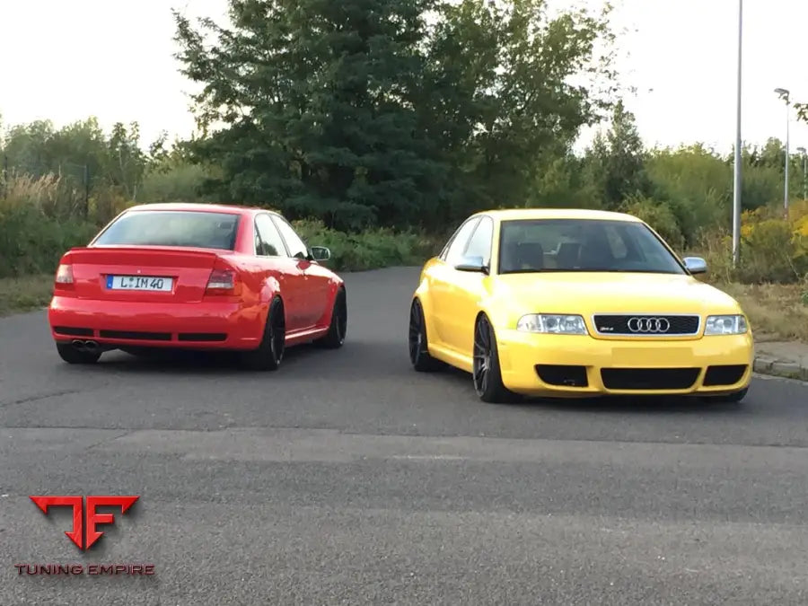Audi A4 B5 RS-style carbon rear bumper, view 1