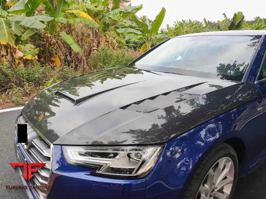 AUDI A4/S4 CARBON FIBER FRONT BONNET HOOD