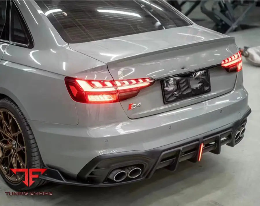 AUDI A4L S4 CARBON FIBER REAR DIFFUSER AND BACK BUMPER 2020 2022