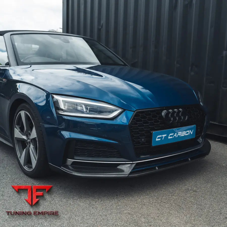 AUDI A5 S5 B9 2017-2021 CARBON FIBRE SPLITTER - CT CARBON