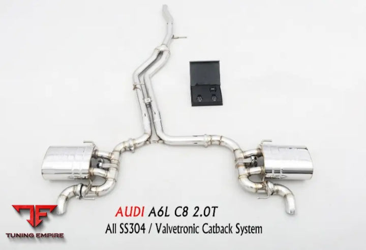 Audi A6 C8 2.0T All Ss304 Valvetronic Exhaust System