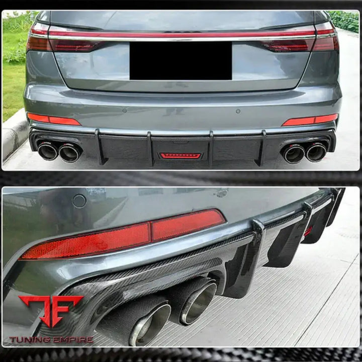 AUDI A6 QUATTRO C8 CARBON FIBER PARTS 2019–2024Y