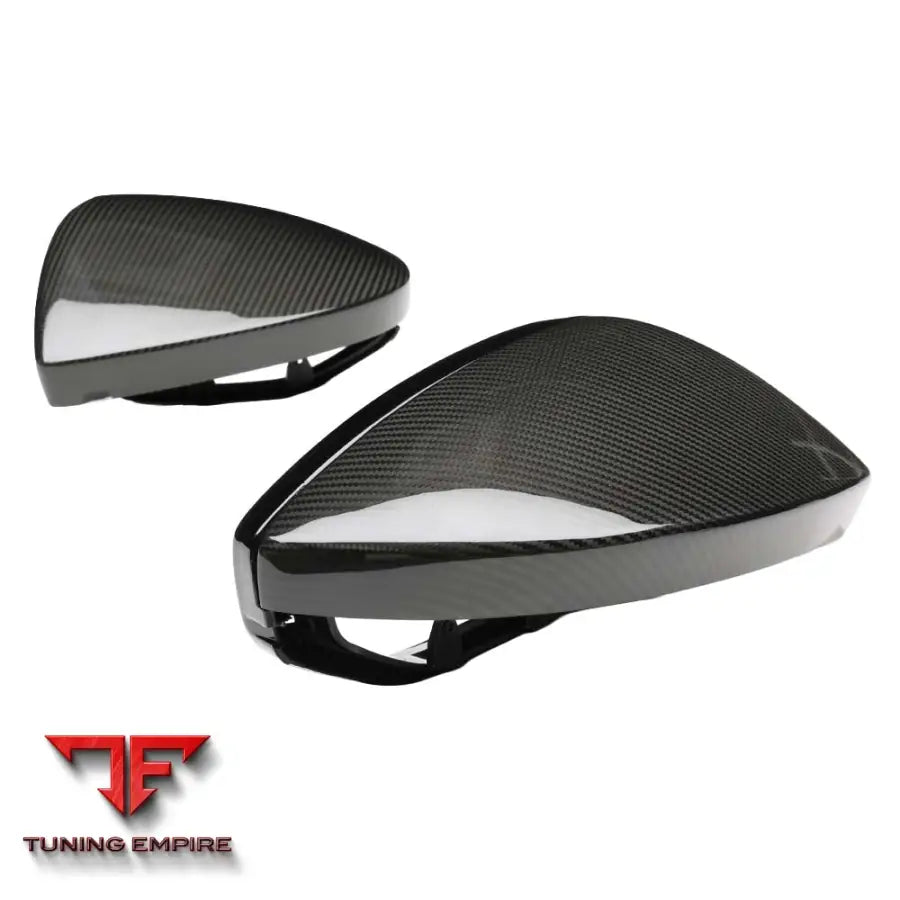 AUDI A6/S6/RS6 C8 2015-2025 CARBON FIBRE MIRRORS WITH LANE ASSIST - LHD - CT CARBON
