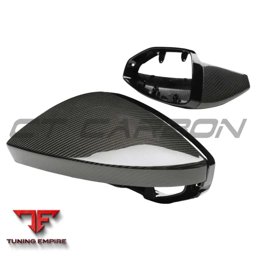 AUDI A6/S6/RS6 C8 2015-2025 DRY CARBON FIBRE MIRRORS - LHD - CT CARBON