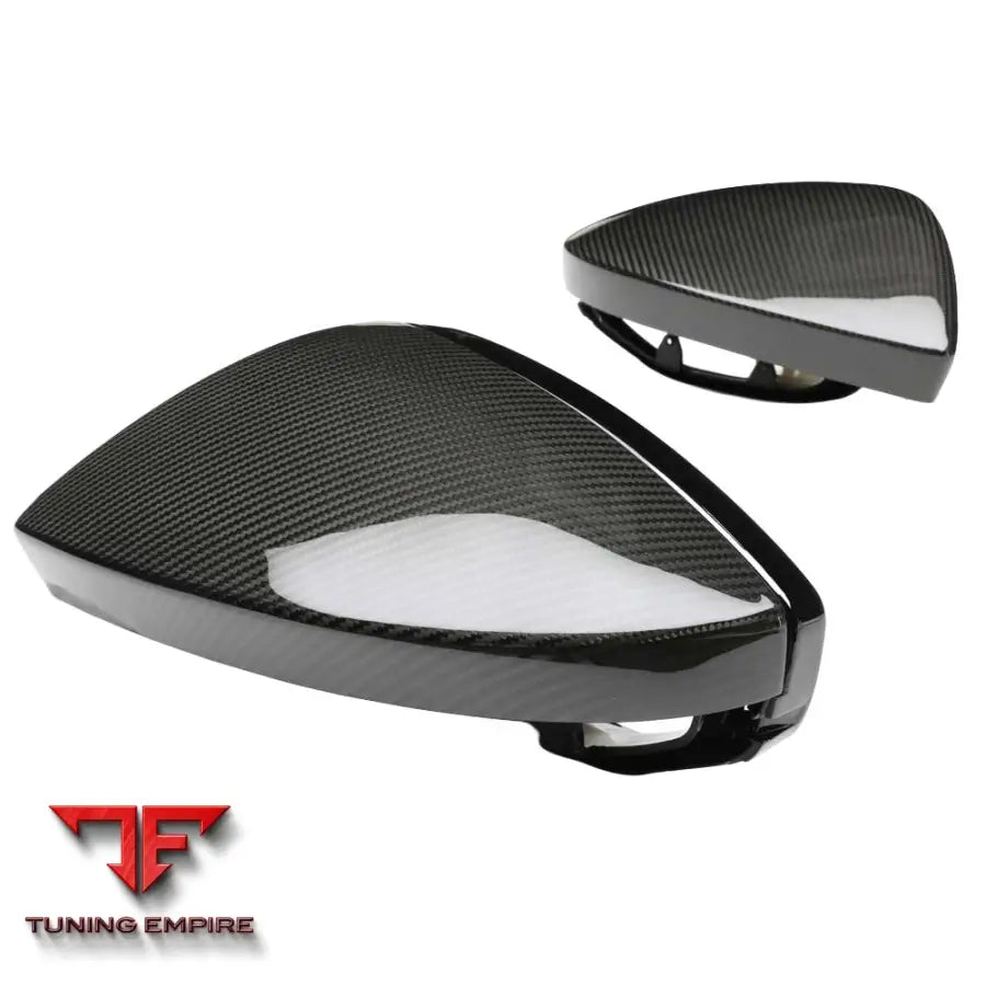 AUDI A6/S6/RS6 C8 2015-2025 DRY CARBON FIBRE MIRRORS - LHD - CT CARBON