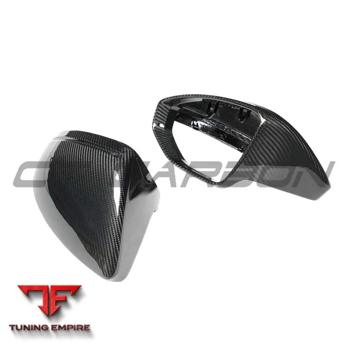 AUDI A6/S6/RS6 C8 2015-2025 DRY CARBON FIBRE MIRRORS - RHD - CT CARBON