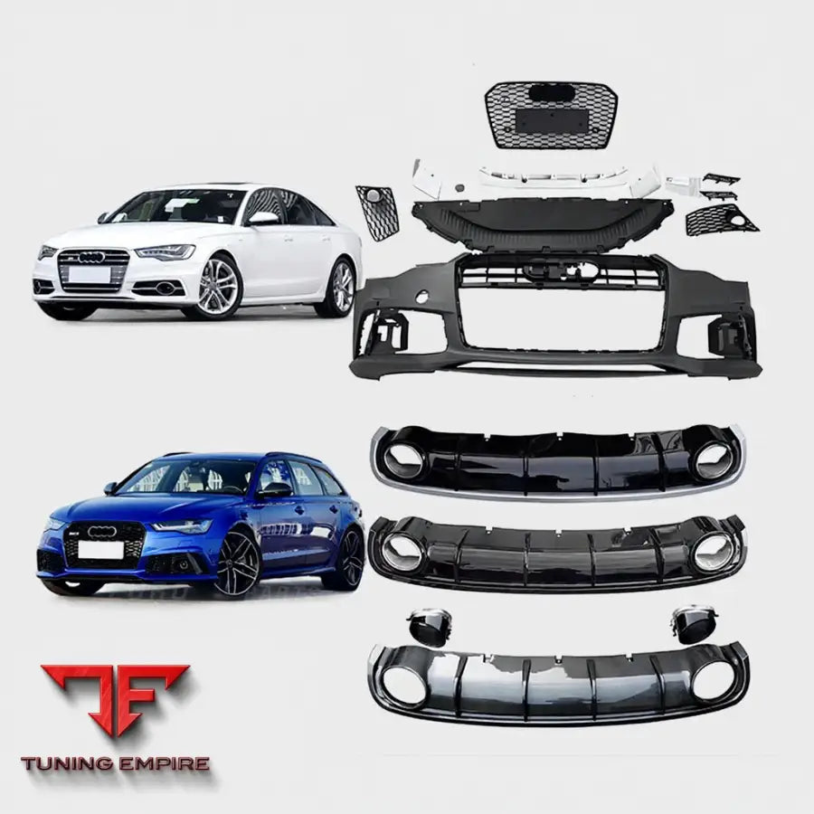 AUDI A6 S6 UPGRADE TO RS6 BODY KIT 2013 2016Y