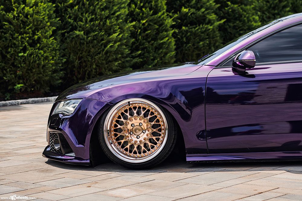 AUDI A7 on custom forged wheels