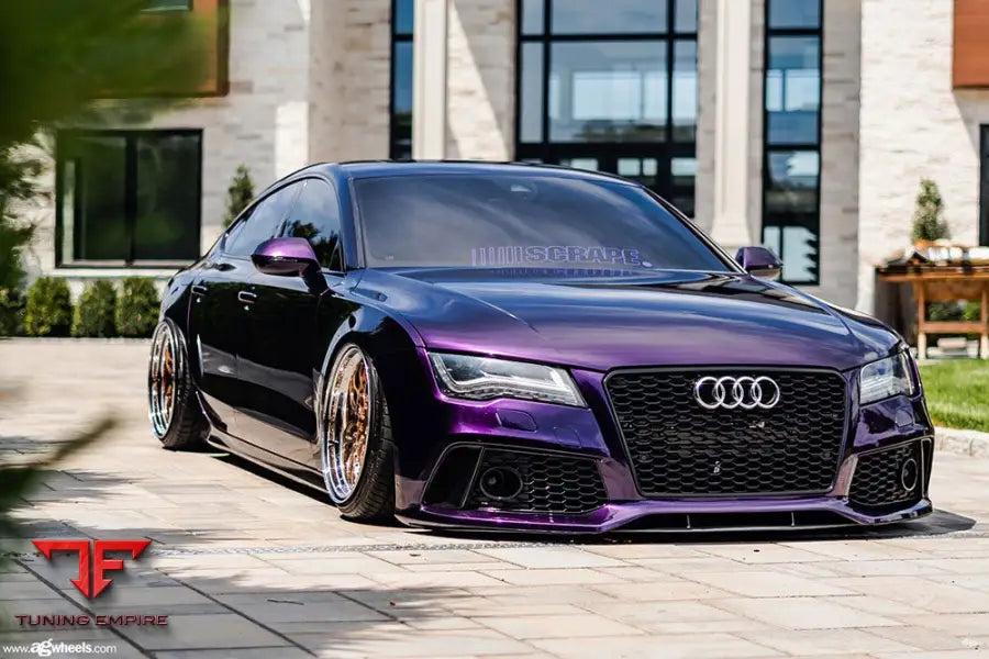 AUDI A7 on custom forged wheels