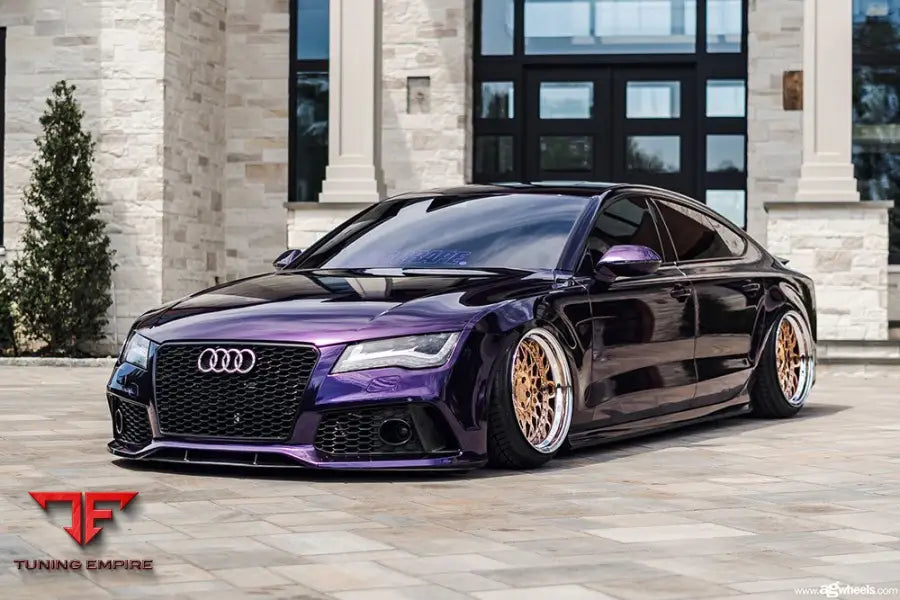 AUDI A7 on custom forged wheels