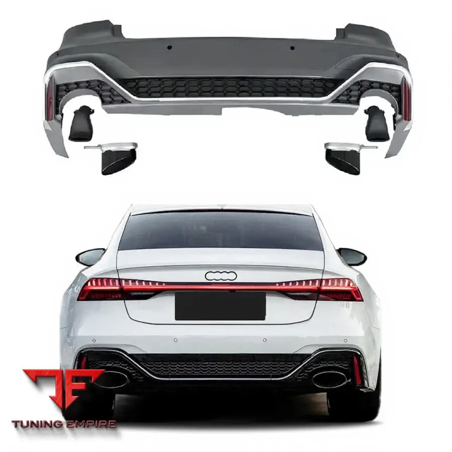 AUDI A7 TO RS7 REAR BUMPER 2019 2023Y