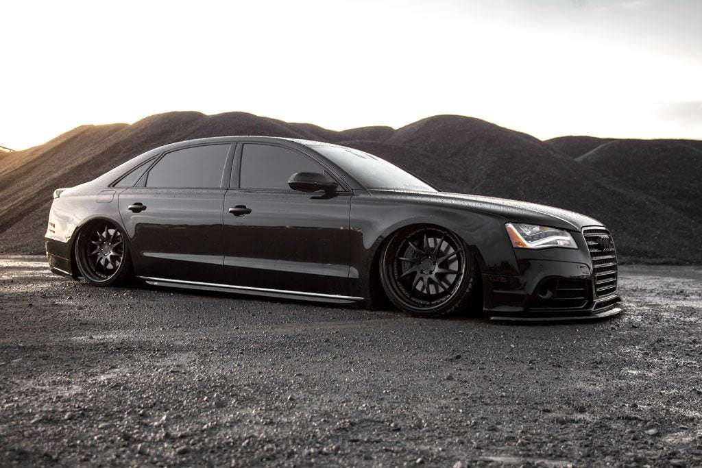 AUDI A8 on custom forged wheels
