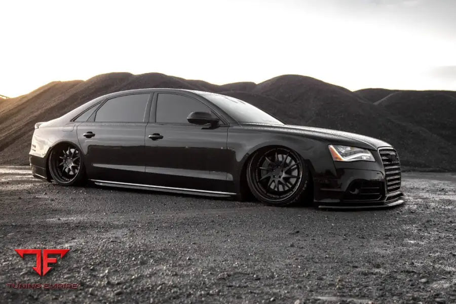 AUDI A8 on custom forged wheels