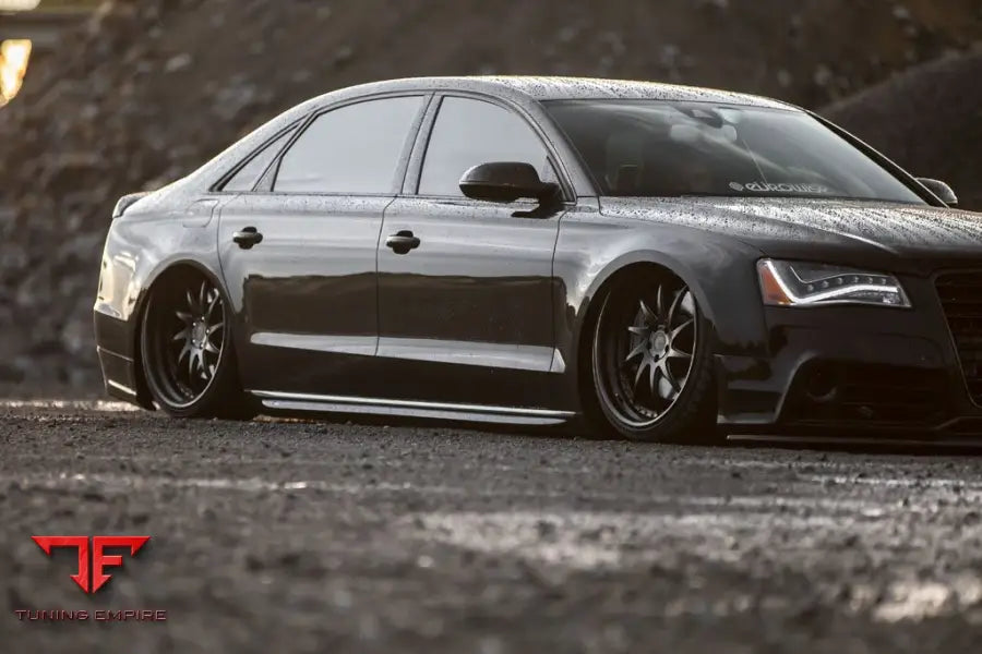 AUDI A8 on custom forged wheels