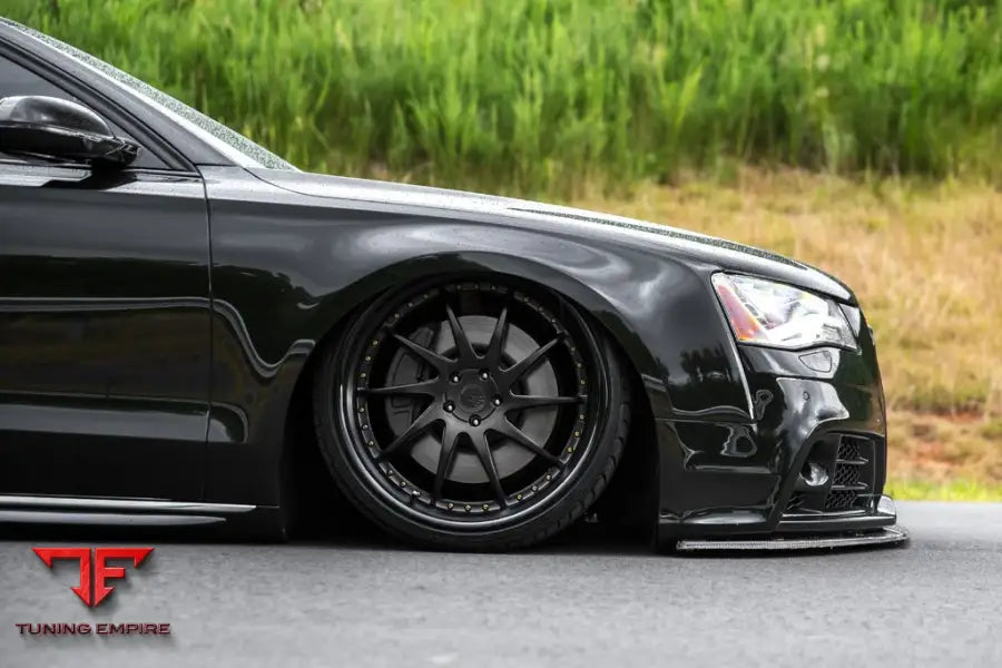 AUDI A8 on custom forged wheels