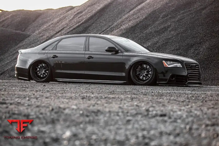 AUDI A8 on custom forged wheels