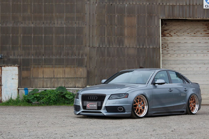 AUDI B8 A4 on custom forged wheels
